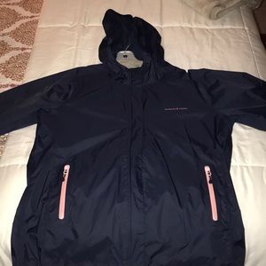 Vineyard Vines Navy Blue rain jacket